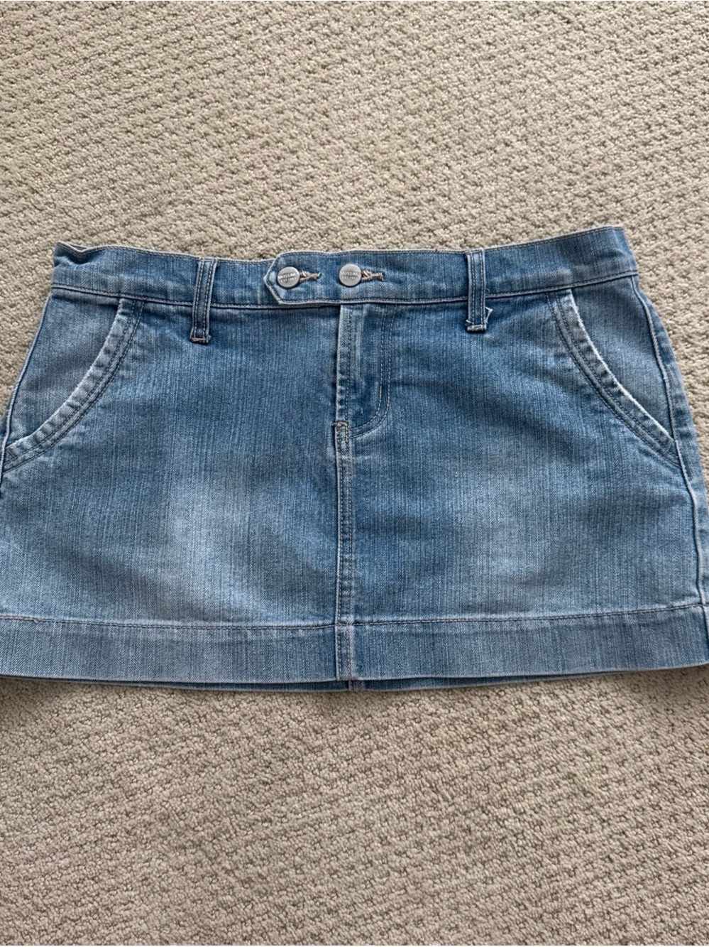 Mossimo Supply Co. Light Blue Denim Mini Skirt